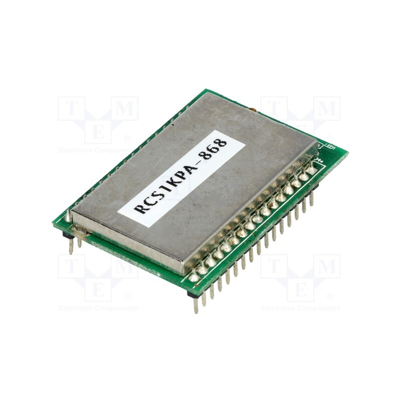 1 pcs x RADIOCONTROLLI - RCS1KPA-868 - Module: RF, 868÷870MHz, -112dBm, 3÷3.6VDC, 27dBm, 27x39mm