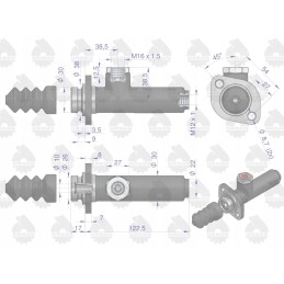 Short brake pump 80600076 c 360 385 original
