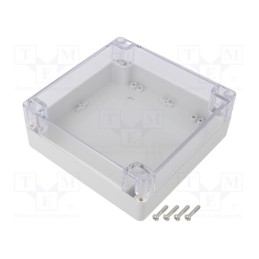 1 pcs x GAINTA - P287C-IP68 - Enclosure: multipurpose, X: 160mm, Y: 160mm, Z: 60mm, polycarbonate
