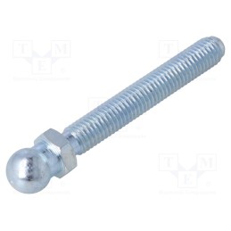 1 pcs x ELESA+GANTER - SM-14-M10X68 - Pin, M10, Plunger mat: steel, Ø: 14mm, Plating: zinc