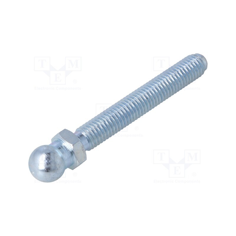 1 pcs x ELESA+GANTER - SM-14-M10X68 - Pin, M10, Plunger mat: steel, Ø: 14mm, Plating: zinc