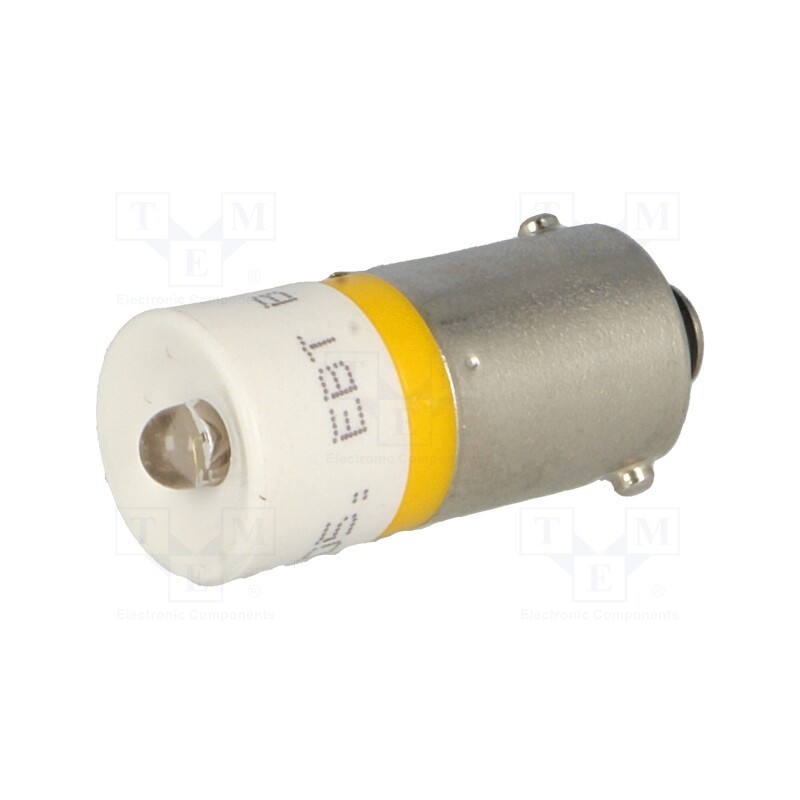 1 pcs x CML INNOVATIVE TECHNOLOGIES - 18602352 - LED lamp, yellow, BA9S, 24V, No.of diodes: 1