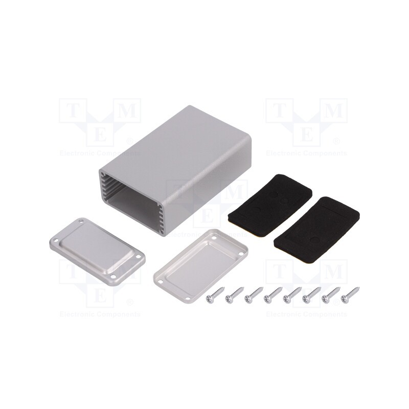 1 pcs x TEKO - MTK465.1 - Enclosure: with panel, X: 43mm, Y: 68mm, Z: 23mm, aluminium
