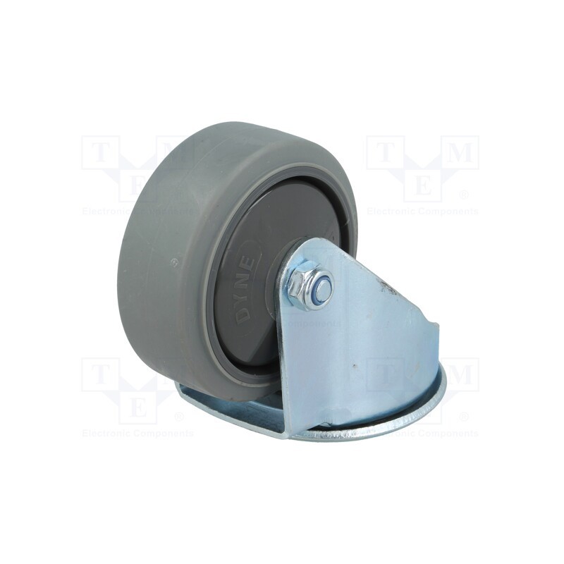 1 pcs x RADER - KJE-WTE 80K1 - Transport wheel, Ø: 80mm, W: 32mm, H: 105mm, torsional, 350kg, WTE