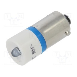 1 pcs x CML INNOVATIVE TECHNOLOGIES - 186003A7 - Indicator: LED, BA9S,T10, blue, plastic, 24÷30VDC, -20÷60°C