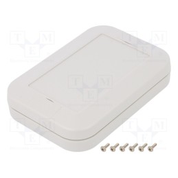1 pcs x TAKACHI - WP9-13-3G - Enclosure: multipurpose, X: 90mm, Y: 130mm, Z: 25mm, WP, ASA, IP67