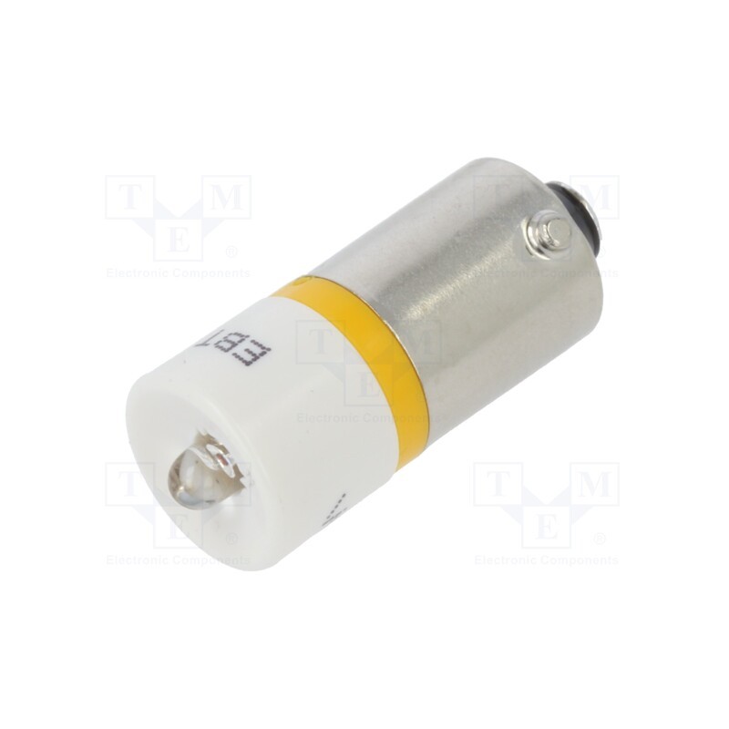 1 pcs x CML INNOVATIVE TECHNOLOGIES - 186003A2 - Indicator: LED, BA9S,T10, yellow, plastic, 24÷30VDC, -20÷60°C