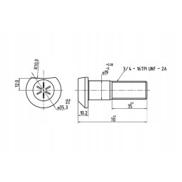81815607n wheel rim bolt nh