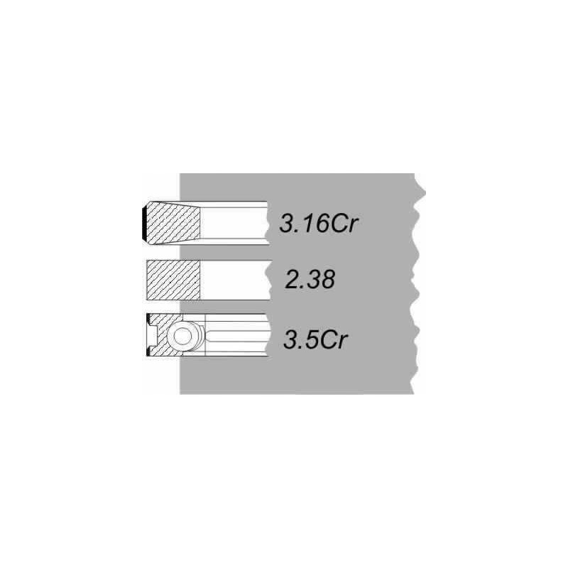 Piston rings set john deer 106 50 22515v0 8