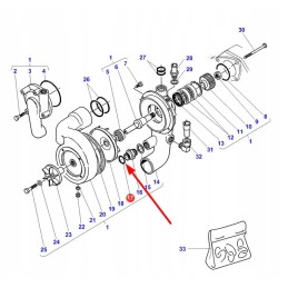 V614602324 water pump o-ring