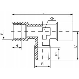 Tcfmf14 tee connector