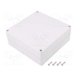 1 pcs x GAINTA - G287-IP67 - Enclosure: multipurpose, X: 160mm, Y: 160mm, Z: 60mm, polycarbonate