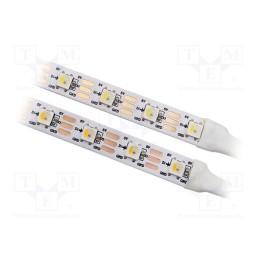 1 m x IPIXEL LED - S010060CA4SA1 - Programmable LED tape, RGBW, 5050, 5V, LED/m: 60, 10mm, white PCB
