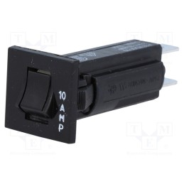 1 pcs x TE Connectivity - 2-1393250-5 - Circuit breaker, Urated: 250VAC, 32VDC, 10A, SPST-NC, Poles: 1, MCB