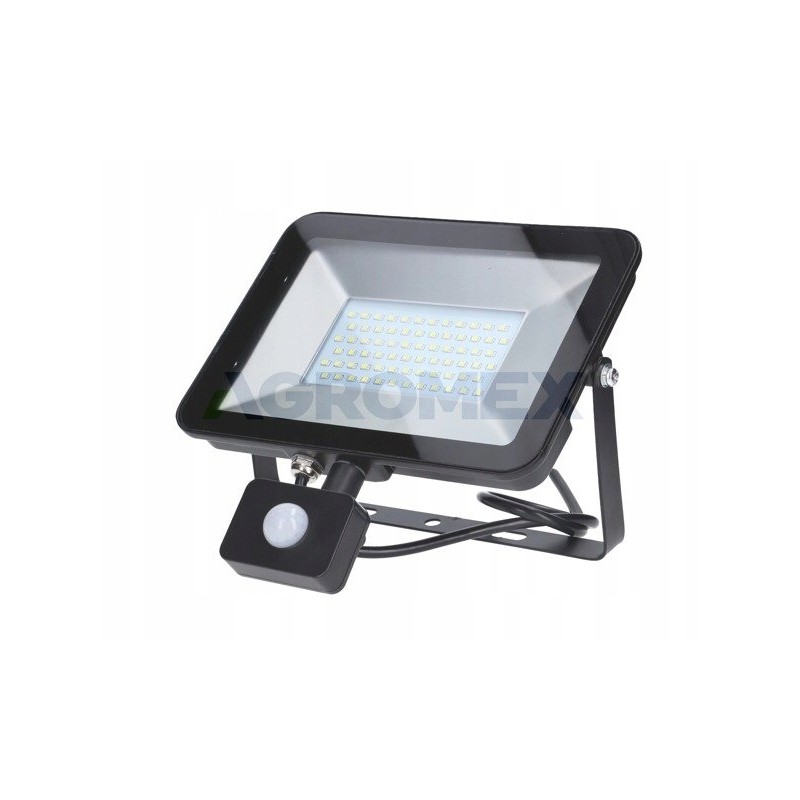 30W cold white LED floodlight with motion sensor
