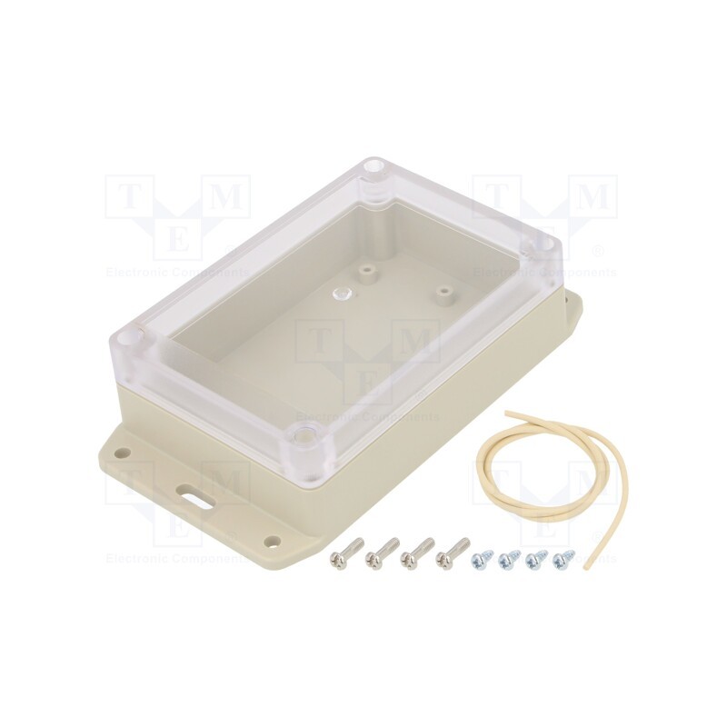 1 pcs x HAMMOND - RP1125BFC - Enclosure: multipurpose, X: 85mm, Y: 125mm, Z: 40mm, Ritec, ABS, IP65