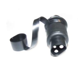 Electric plug 3 semi-circular plugs