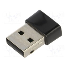 1 pcs x QOLTEC - 50664 - PC extension card: WiFi network, USB 2.0, black, 2.4÷5.8GHz