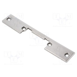 1 pcs x LOCKPOL - 909 X - Frontal plate, short,flat, W: 21mm, for electromagnetic lock