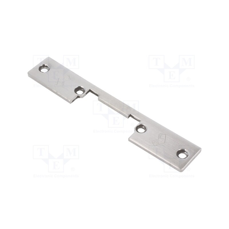 1 pcs x LOCKPOL - 909 X - Frontal plate, short,flat, W: 21mm, for electromagnetic lock