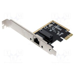 1 pcs x LOGILINK - PC0029A - PC extension card: PCIe, RJ45 socket