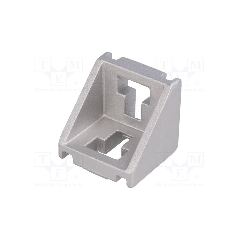 1 pcs x ELESA+GANTER - GN 960-45-10-45-45-A-MT - Angle bracket, for profiles, Width of the groove: 10mm, W: 43mm