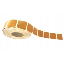 Yellow contour tape for tarpaulins