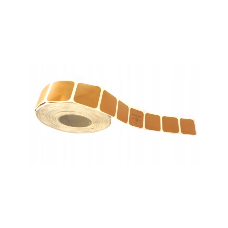 Yellow contour tape for tarpaulins