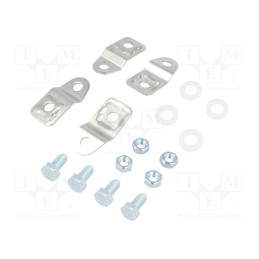 1 set x RITTAL - 1580000 - Wall mounting element, brass, BG,for enclosures,EB,KL