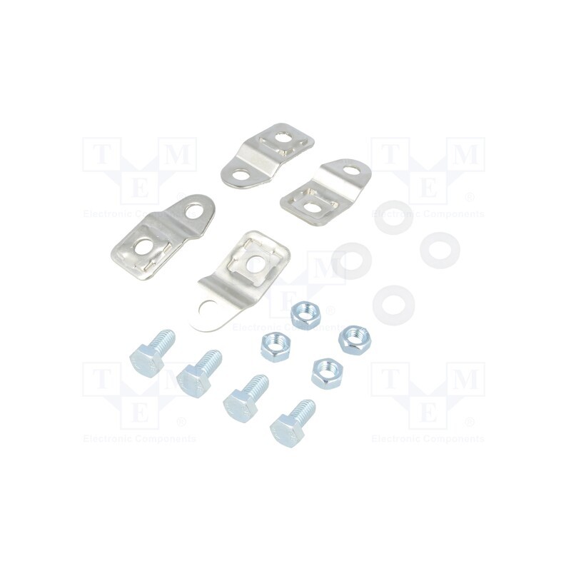 1 set x RITTAL - 1580000 - Wall mounting element, brass, BG,for enclosures,EB,KL