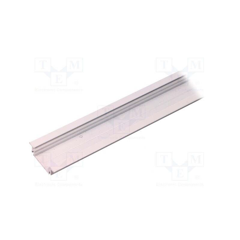 1 pcs x TOPMET - A3010001 - Profiles for LED modules, white, L: 1m, GROOVE14, aluminium