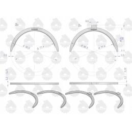 Set of half rings p 1 and cut 31137211 mf 3
