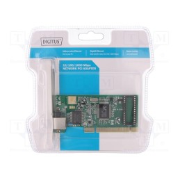 1 pcs x DIGITUS - DN-10110 - PC extension card: PCI, PCIe,RJ45 socket