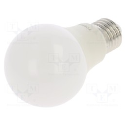 1 pcs x TOSHIBA LED LIGHTING - DELS-BL444P7B0AE21 - LED lamp, neutral white, E27, 230VAC, 470lm, 4.7W, 180°, 4000K
