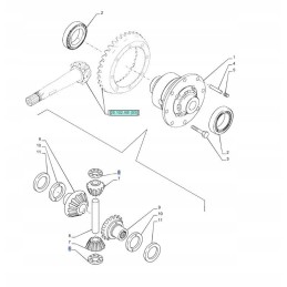Washer 25 30x53 45x1 70 new holland 4991658 cnh