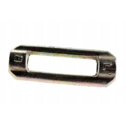 A nut tensioning the turnbuckle of the side chains