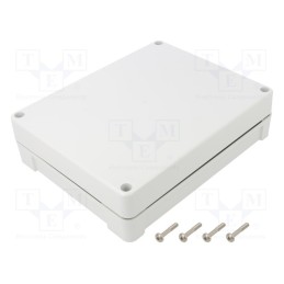 1 pcs x KRADEX - ZP240.190.60SJ TM ABS - Enclosure: multipurpose, X: 190mm, Y: 240mm, Z: 60mm, ZP, ABS, IP67