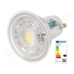 1 pcs x ams OSRAM - 4058075096660 - LED lamp, neutral white, GU10, 230VAC, 575lm, P: 6.9W, 36°, 4000K