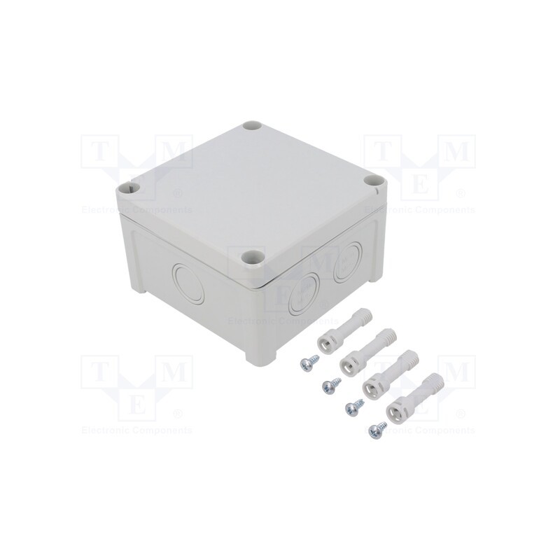 1 pcs x FIBOX - TAM 111107 - Enclosure: junction box, X: 110mm, Y: 110mm, Z: 65mm, wall mount, ABS
