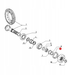 Oil seal mf va139420 corteco 12017237b
