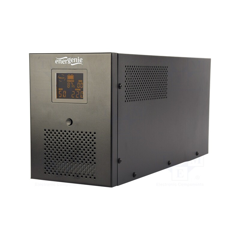 1 pcs x GEMBIRD - EG-UPS-036 - Power supply: UPS, 1.8kW, 3kVA, Uin: 220V, 157.5x452x211mm, 7Ah