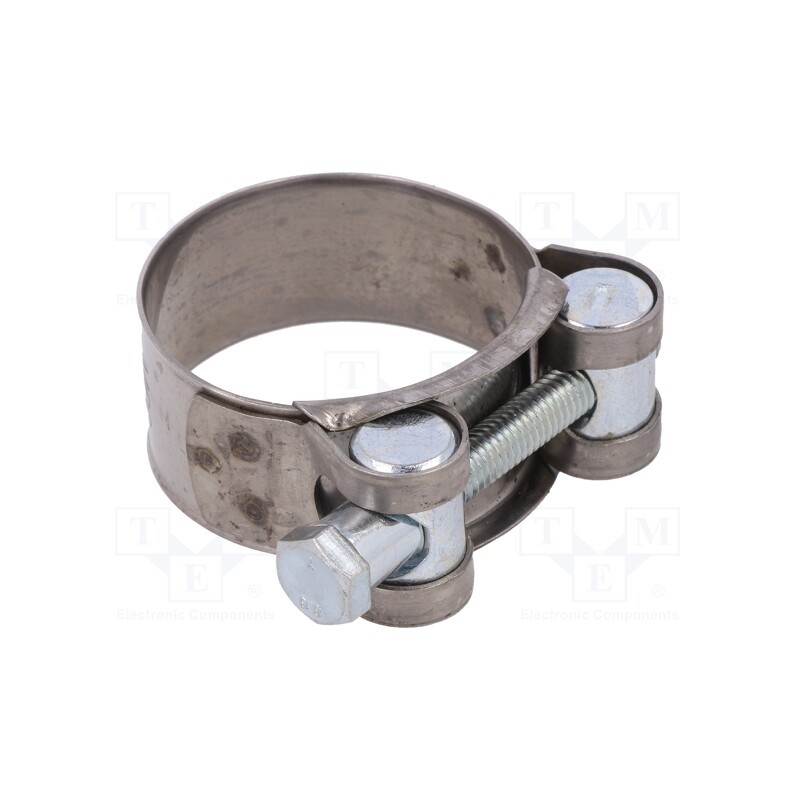 1 pcs x MPC INDUSTRIES - S2036 - T-bolt clamp, W: 20mm, Clamping: 36÷39mm, chrome steel AISI 430, S