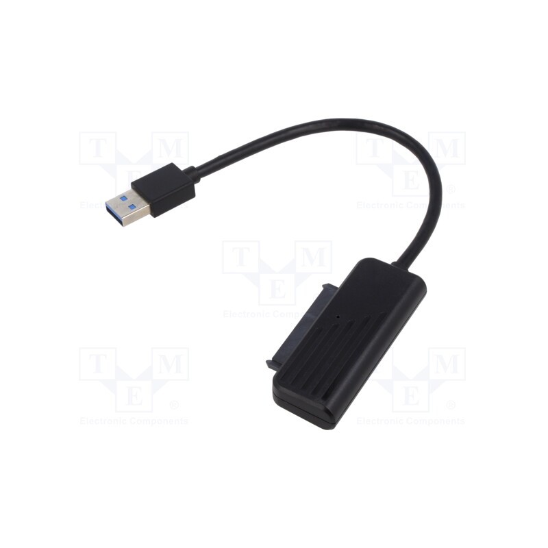 1 pcs x SAVIO - SAVAK-38 - USB to SATA adapter, SATA plug,USB A plug, 0.16m, 5Gbps