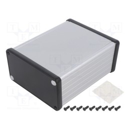 1 pcs x HAMMOND - 1455N1202 - Enclosure: with panel, 1455, X: 103mm, Y: 120mm, Z: 53mm, aluminium
