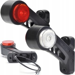 A set of LED marker lights for a trailer