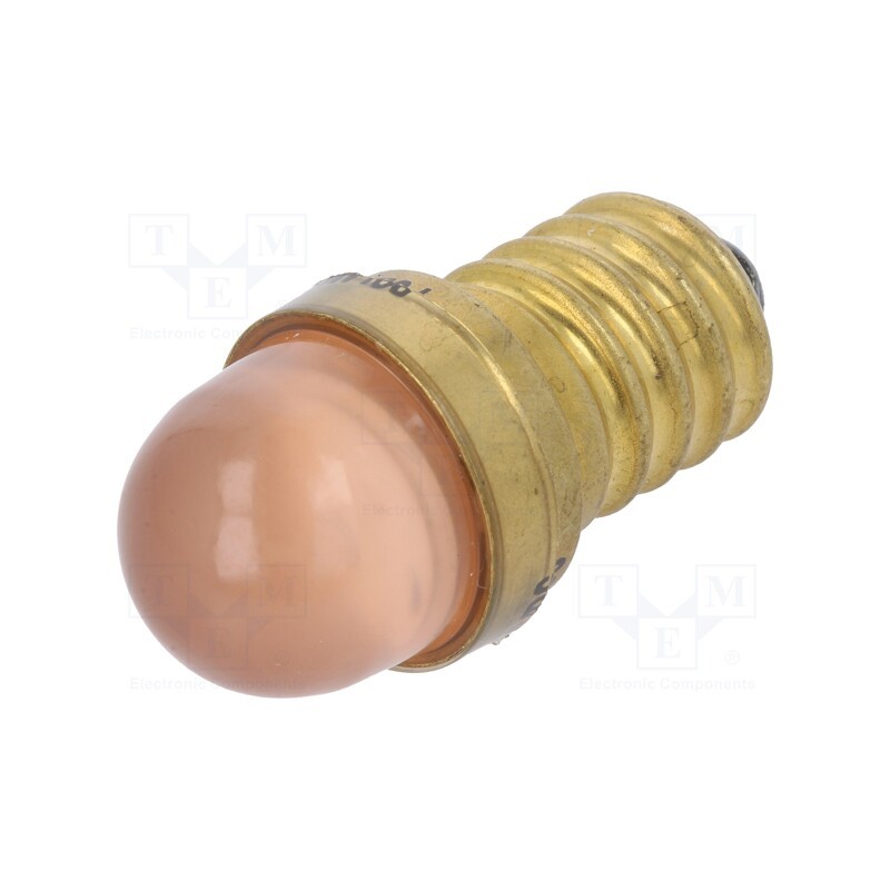 1 pcs x POLAM-ELTA - LO-E14-24AC/DC - LED lamp, orange, E14, 24VDC, 24VAC