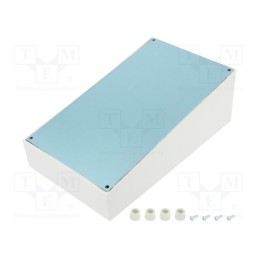 1 pcs x TEKO - 104.5 - Enclosure: desktop, PULT-10, X: 130mm, Y: 215mm, Z: 77mm, ABS