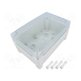 1 pcs x FIBOX - TPC 191209T - Enclosure: multipurpose, X: 122mm, Y: 187mm, Z: 90mm, TEMPO, grey