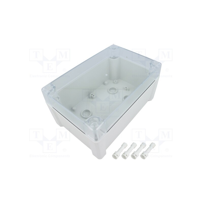 1 pcs x FIBOX - TPC 191209T - Enclosure: multipurpose, X: 122mm, Y: 187mm, Z: 90mm, TEMPO, grey