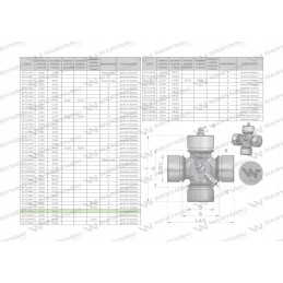 Shaft cross 30x88 motogeneric side lubrication